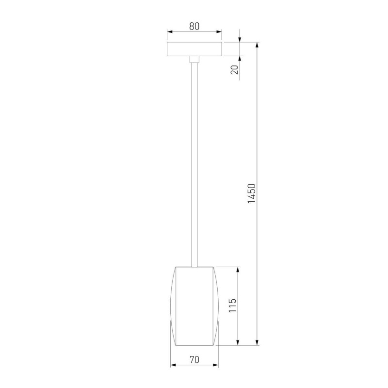 Подвесной светильник Eurosvet 50246/1 LED черный