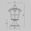 Ландшафтный светильник Outdoor O413FL-01BZ