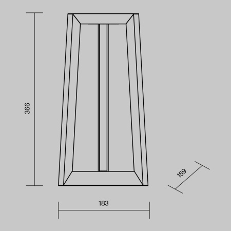Ландшафтный светильник Outdoor O466FL-L12B3K