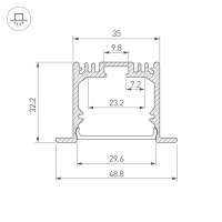 Профиль Arlight 036168