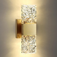 4364/5WL HIGHTECH ODL23 433 матовое золото/металл/стекло Настенный св-к IP20 LED 10W 612Лм 3000K RICCI