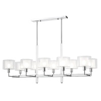 Люстра на штанге Crystal Lux MAESTRO SP-PL10 L1100 CHROME
