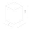 Накладной светильник ARTE Lamp A9264PL-1WH