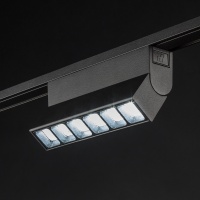 SWG PRO Светильник трековый SLIM, 48В 10W черный 2700-6000К, DL-SLIM-FLBL-10-CCT