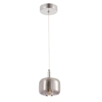 Подвесной светильник Crystal Lux BOX SP1 CHROME/SMOKE