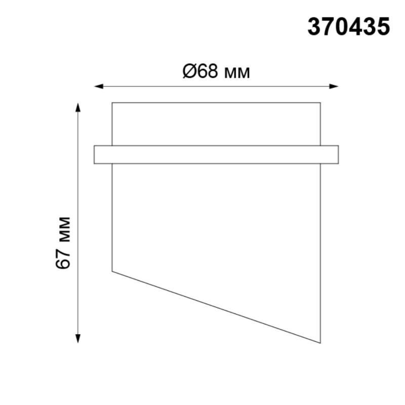 370435 NT Светильник GU10 50Вт 220В IP20 SPOT