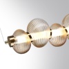 5095/24L L-VISION ODL25 359 латунный/янтарный градиент/металл/стекло Подвес линейный LED 24W 4000K 2686Лм BRUCO