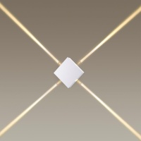 4258/8WL HIGHTECH ODL21 333 белый/металл Настенный светильник IP20 LED 8W 444Лм 3000K VISTA