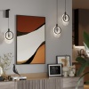 5422/17WL HIGHTECH ODL_EX25 083 черный/металл/алебастр Настенный светильник LED 17W 3000K 986Лм MERCURY