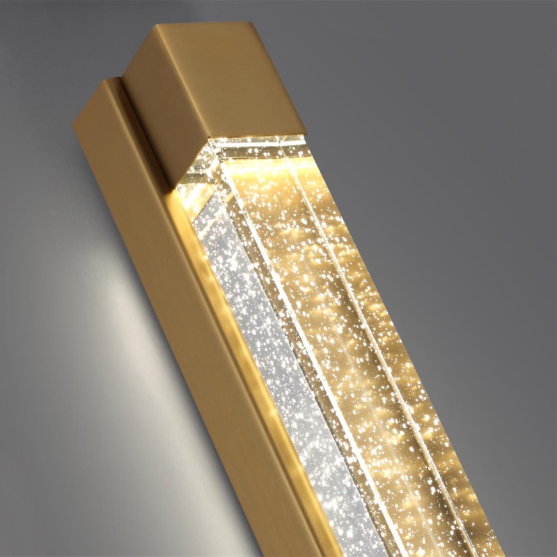 6681/12WL HIGHTECH ODL24 237 Настенный светильник антич бронза/металл/хрусталь IP20 LED 12W 600Лм 4000K MIRADA