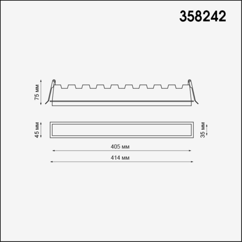 358242 NT Светильник LED 30Вт 4000К 85-265В IP20 SPOT