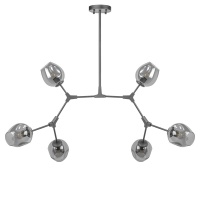 Люстра на штанге AM Group LOFT-6 BK