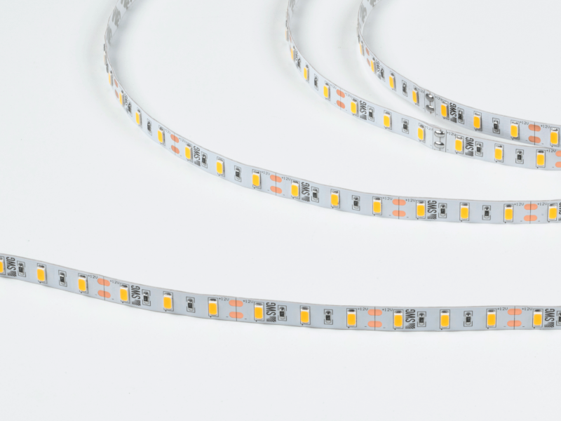 SWG Standard Светодиодная лента 5630, 60 LED/м, 12 Вт/м, 12В , IP20, Цвет: Теплый белый, SWG660-12-12-WW-M