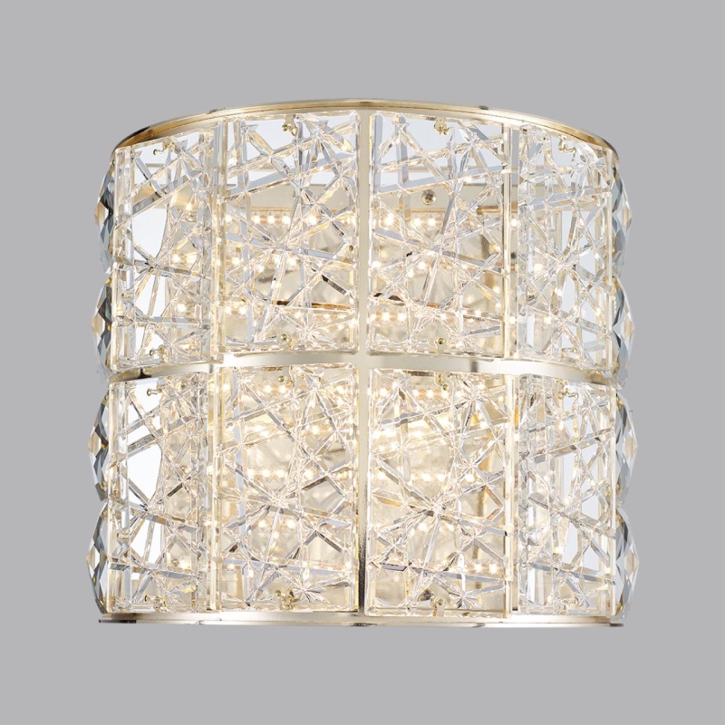 5071/32WL HALL ODL24 595 золото/прозрачный/металл/хрусталь/стекло Бра LED 15W 3700K VERSION