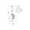 Бра Vele Luce VL5484W01