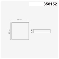 358152 NT Светильник LED 24Вт 4000К 85-265В IP20 SPOT