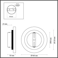 Бра Odeon Light 6625/5WL