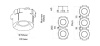 Cветильник BH10 ORB встраиваемый