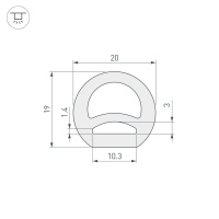 Профиль Arlight 040833