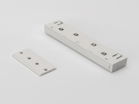 LUMKER Коннектор прямой для накладных шинопроводов SY-LINK, SY-LINK-CN-DS-WH