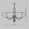Подвесной светильник Maytoni DIA008PL-06CH