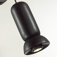 5054/1WD PENDANT ODL24 379 черный/металл/керамика Бра GU10 LED 4W KERAMA