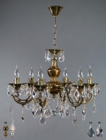 Подвесная люстра AMBIENTE by BRIZZI 8818/6 PB New Leaf