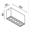 Потолочный светильник Outdoor O309CL-L10GF3K