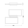Накладная люстра Escada 10209/2LED White