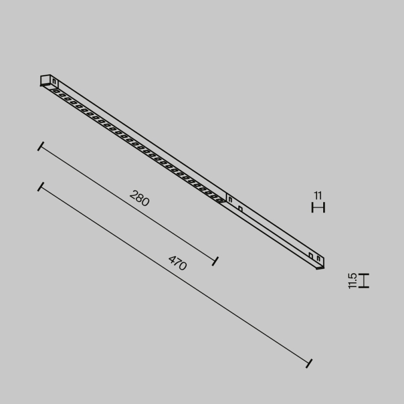 Трековый светильник Technical TR241-4-6WTW-DSZ-B