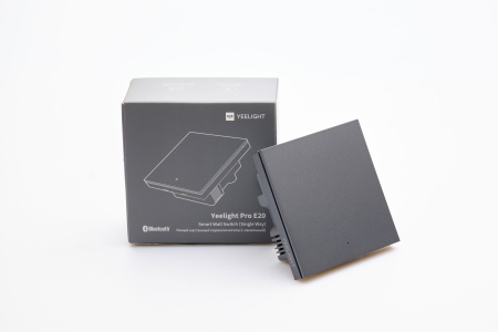 Выключатель Yeelight Pro, серия E20, проводной, 1 клавиша, серый (EU)