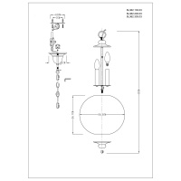 Подвесная люстра ST-Luce SL362.103.03
