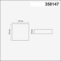 358147 NT Светильник LED 12Вт 3000К 85-265В IP20 SPOT