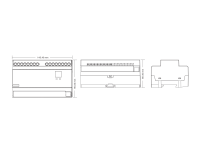 EasyDim Декодер DALI фазовый четырехканальный диммер 220В,, DALI-DT6-AC-DIM4-DIN