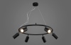 Подвесная люстра Crystal Lux CLT 015C6 D600 BL