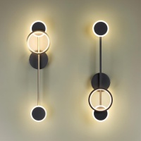 4322/16WL MIDCENT ODL22 453 металл/черный Настенный светильник IP20 LED 16W 740Лм 3000K DENZEL
