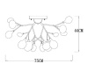 Накладная люстра ARTE Lamp A7274PL-27WH