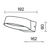 Настенный светильник (бра) Outdoor O443WL-L12GF3K