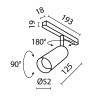 Трековый светильник Technical TR032-4-12WTW-S-DD-W