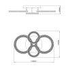 Накладная люстра Escada 10281/4LED