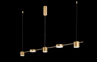Подвесная люстра Crystal Lux TRISTAN SP5 L1200 GOLD