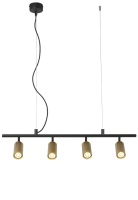 Подвесная люстра Crystal Lux CLT 015C4 L800 BL-GO