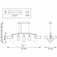 Подвесная люстра Lightstar LR735362873