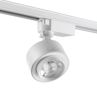 358943 PORT NT22 218 белый Светильник трековый однофазный трехжильный IP20 LED 4000К 15W 220V EDDY