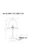 Настольная лампа ARTE Lamp A2581LT-1AB