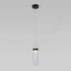 Подвесной светильник Eurosvet 50244/1 LED черный/прозрачный