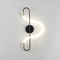 4303/12WL HIGHTECH ODL22 447 черный/античная бронза Настенный светильник IP20 LED 12W 720Лм 4000K KEYS