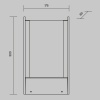 Ландшафтный светильник Outdoor O445FL-L20GF3K