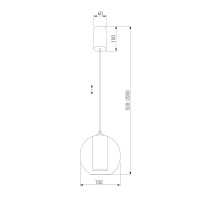 Детский светильник Eurosvet 50258/1 LED бирюзовый