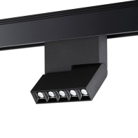 358535 SHINO NT21 083 черный Трековый светильник для низковольного шинопровода IP20 LED 4000K 12W 48V KIT